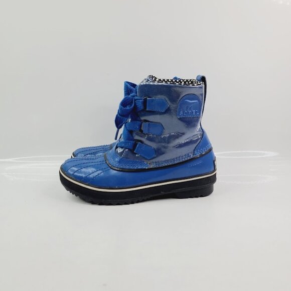 Sorel Women's Blue Tivoli II NL1691-409 Lace Up Ankle Winter Boot Size 7 - Picture 2 of 7